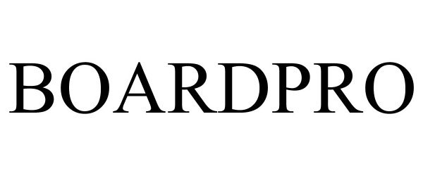 Trademark Logo BOARDPRO