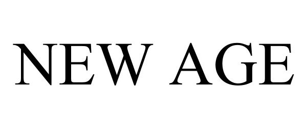 Trademark Logo NEW AGE