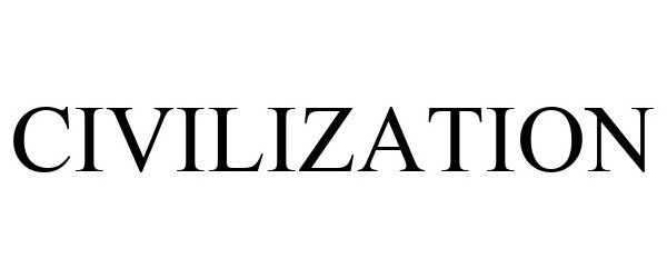Trademark Logo CIVILIZATION