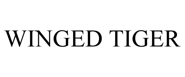 Trademark Logo WINGED TIGER