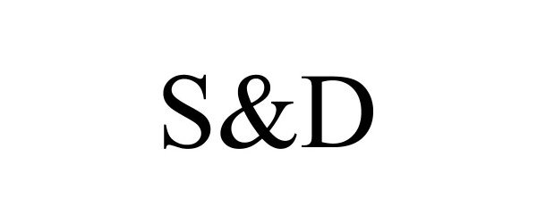 Trademark Logo S&D