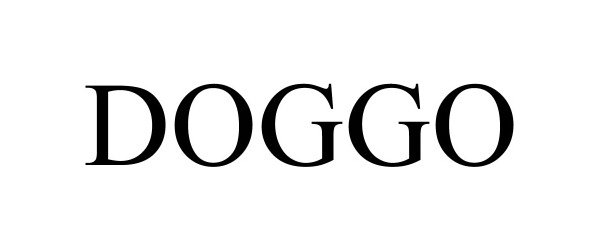Trademark Logo DOGGO