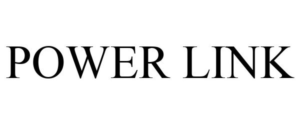 Trademark Logo POWER LINK