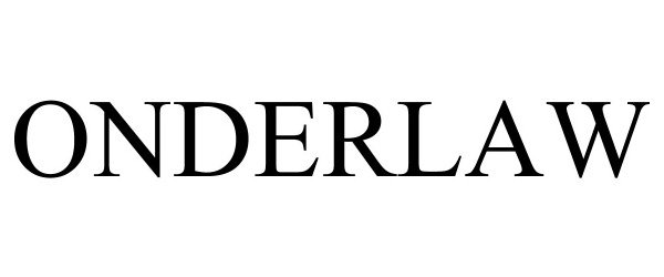 Trademark Logo ONDERLAW