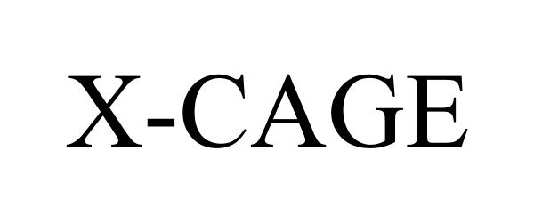Trademark Logo X-CAGE