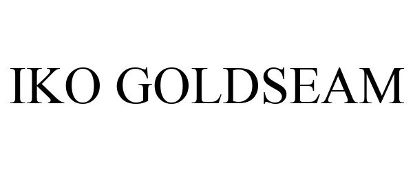 Trademark Logo IKO GOLDSEAM