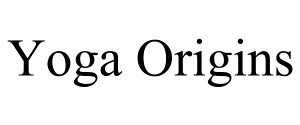 Trademark Logo YOGA ORIGINS
