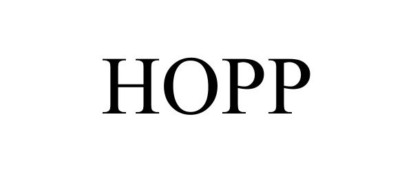 Trademark Logo HOPP