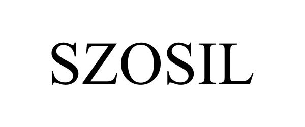 Trademark Logo SZOSIL