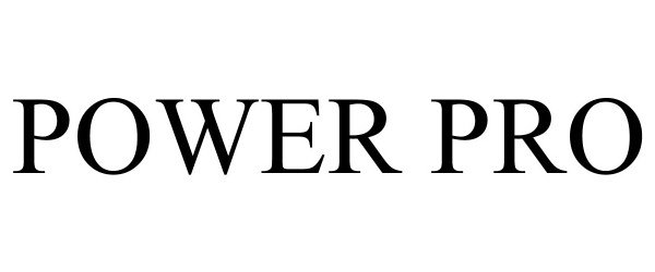 Trademark Logo POWER PRO