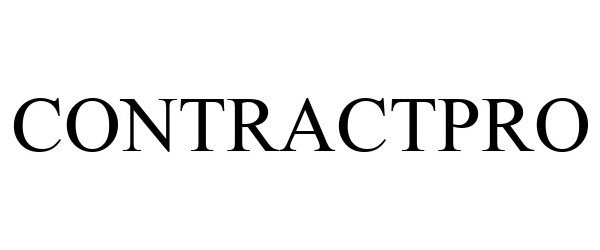 Trademark Logo CONTRACTPRO