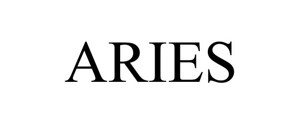 Trademark Logo ARIES