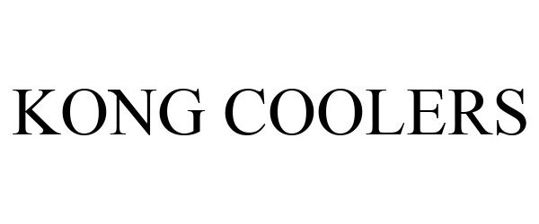 Trademark Logo KONG COOLERS