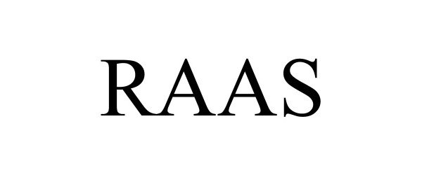 Trademark Logo RAAS