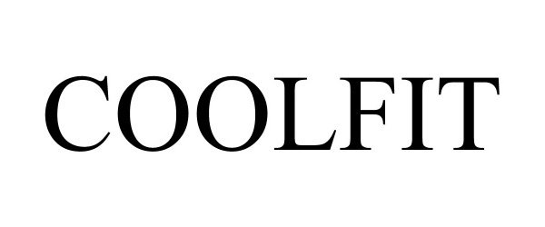 Trademark Logo COOLFIT