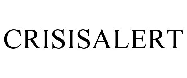 Trademark Logo CRISISALERT