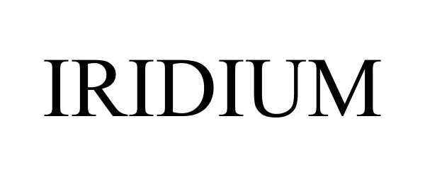 Trademark Logo IRIDIUM