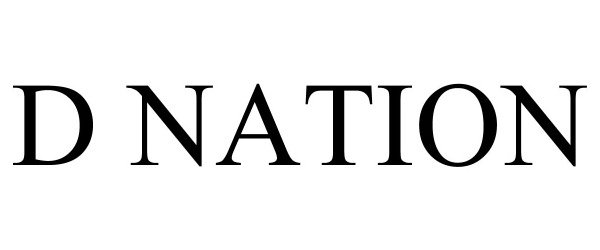Trademark Logo D NATION