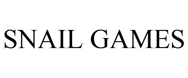 Trademark Logo SNAIL GAMES
