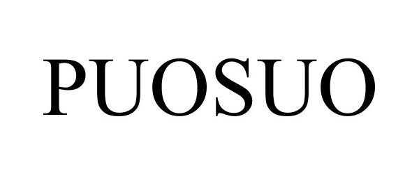 Trademark Logo PUOSUO