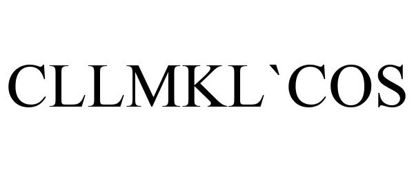  CLLMKL`COS