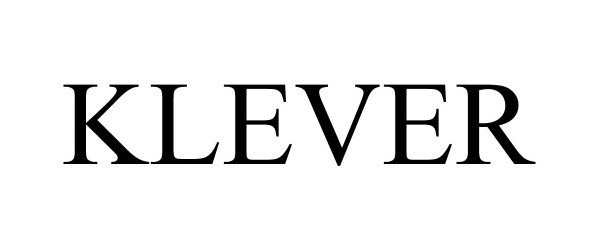 Trademark Logo KLEVER