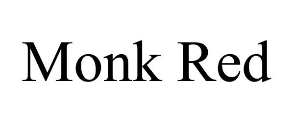 Trademark Logo MONK RED