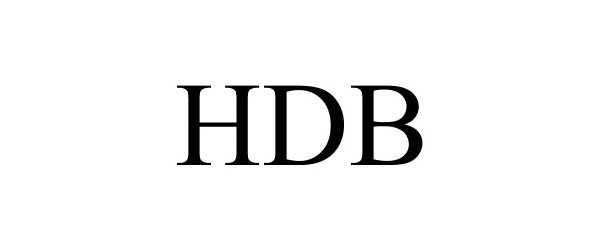 Trademark Logo HDB