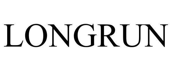 Trademark Logo LONGRUN