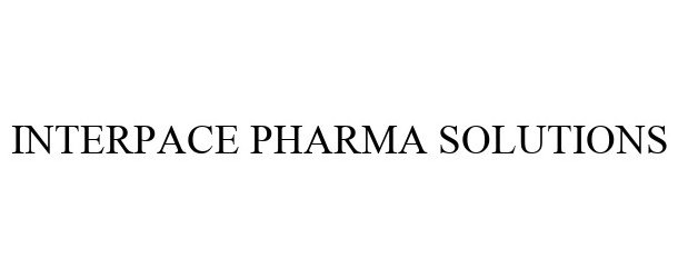  INTERPACE PHARMA SOLUTIONS