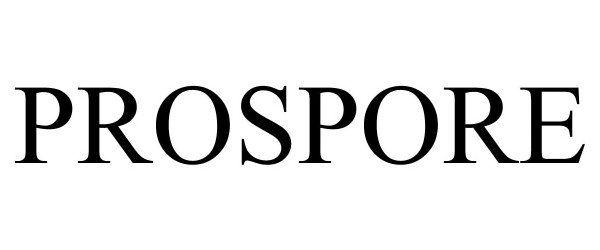 Trademark Logo PROSPORE
