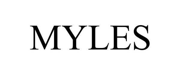 Trademark Logo MYLES