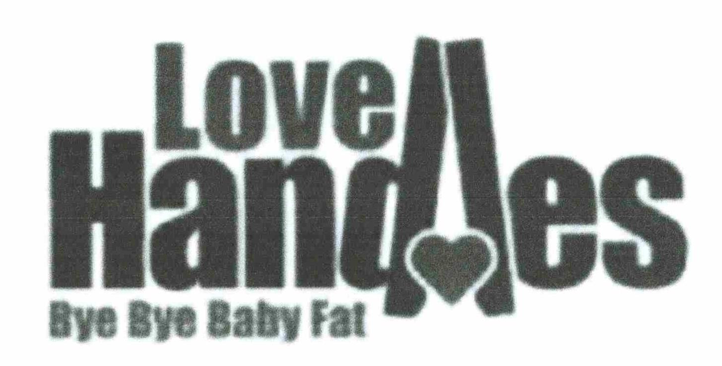 Trademark Logo LOVE HANDLES BYE BYE BABY FAT