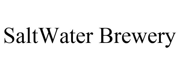 Trademark Logo SALTWATER BREWERY