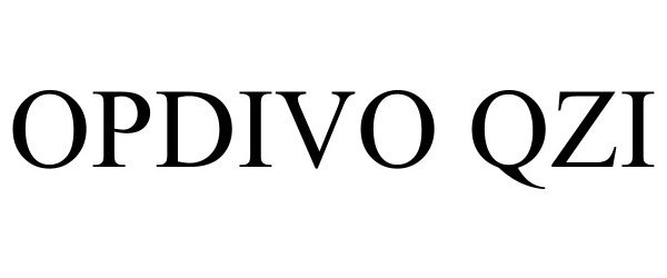 Trademark Logo OPDIVO QZI