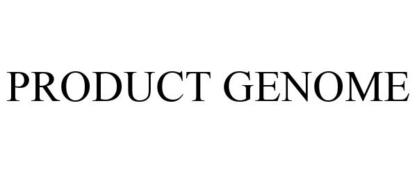 Trademark Logo PRODUCT GENOME