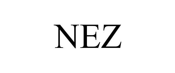 Trademark Logo NEZ