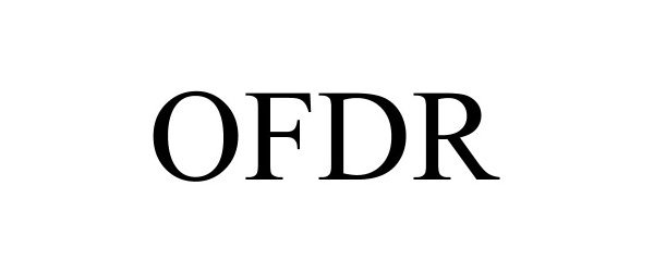 Trademark Logo OFDR