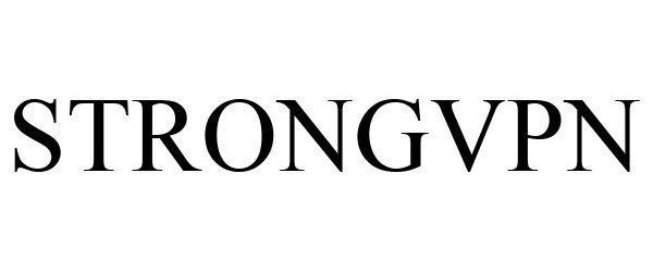 Trademark Logo STRONGVPN