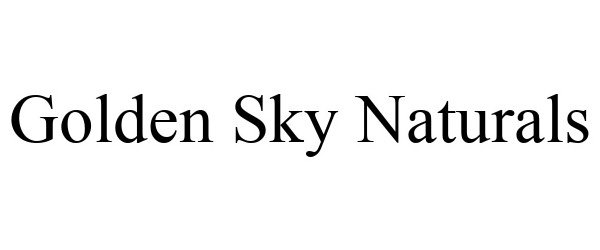  GOLDEN SKY NATURALS