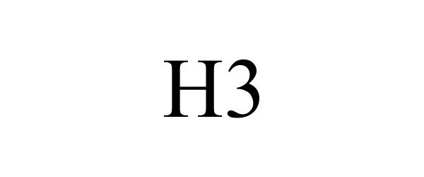 Trademark Logo H3