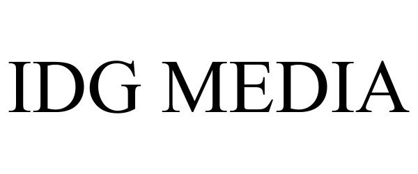 Trademark Logo IDG MEDIA
