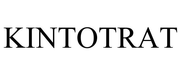 Trademark Logo KINTOTRAT