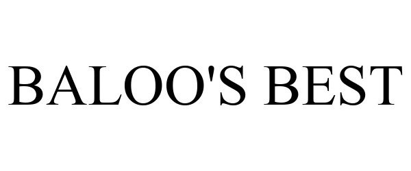 Trademark Logo BALOO'S BEST