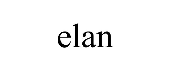 Trademark Logo ELAN