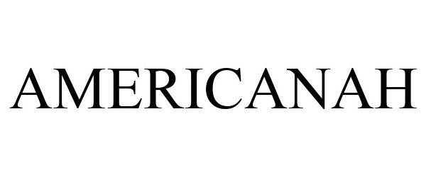 Trademark Logo AMERICANAH