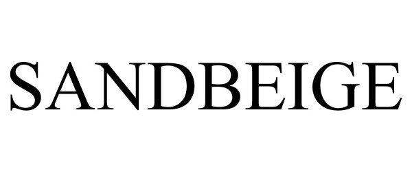 Trademark Logo SANDBEIGE