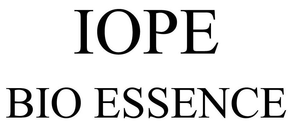 Trademark Logo IOPE BIO ESSENCE