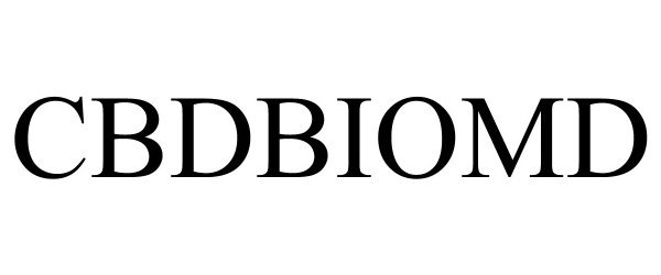 Trademark Logo CBDBIOMD