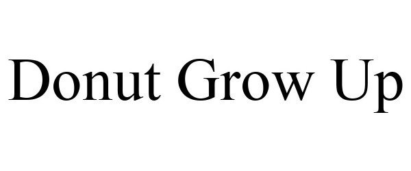  DONUT GROW UP